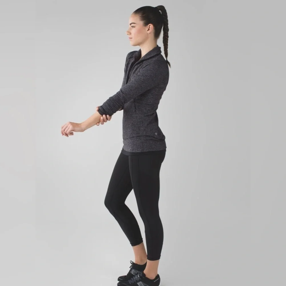 Lululemon Think Fast Pullover Quarter Zip Yoga Running Rulu Jacket
